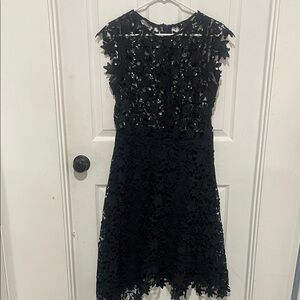 Elegant Black Lace Dress